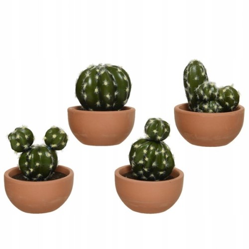 Sztuczna rolina w doniczce kaktus 10,5cm 801321 - Kaemingk | Sklep  EMPIK.COM