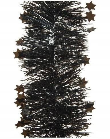 Łańcuch choinkowy girlanda 2,7m czarna