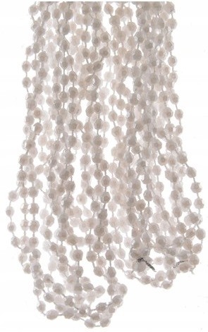 Sznur koralików girlanda biały 2,7m