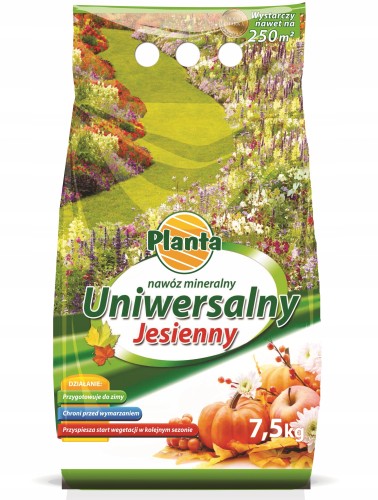Nawóz jesienny uniwersalny mineralny granulat 7,5 kg