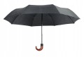 Parasol automatyczny krótki składany 69 cm czarny