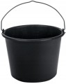Wiadro budowlane gospodarcze plastikowe 20l czarne