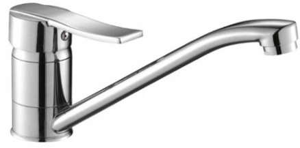 Bateria kuchenna stojąca z ruchomą wylewką Madera chrom