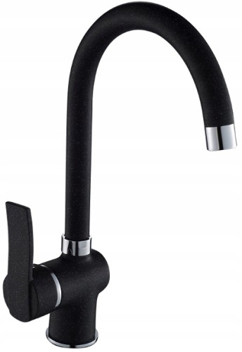 Bateria kuchenna zlewozmywakowa stojąca Madera czarna