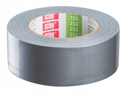 Taśma uniwersalna montażowa tkaninowa 48 mm x 50 m szara
