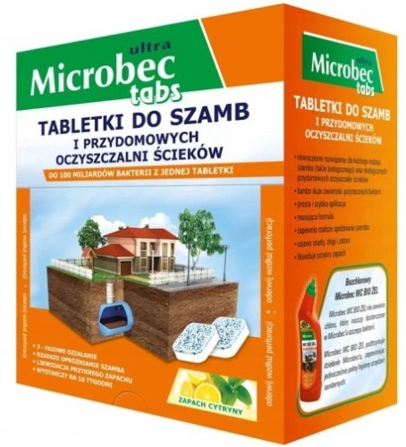 Tabletka do szamb i oczyszczalni ścieków BROS 1 szt
