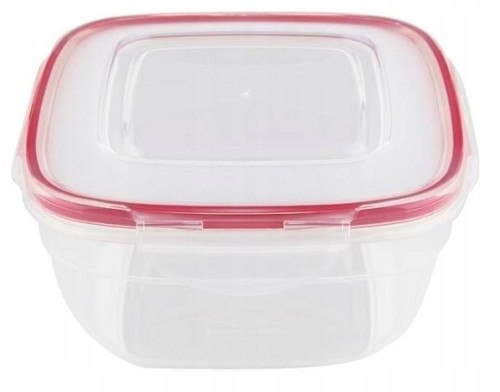 Pojemnik na żywność z klipsami Fresh Box kwadratowy 1l
