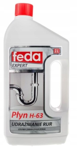 Płyn do udrażniania rur i odpływów Feda 1l