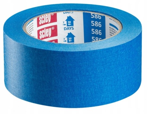 Taśma malarska papierowa niebieska 48mm x 33m Scley