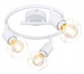 Lampa sufitowa spirala potrójna Xara biała