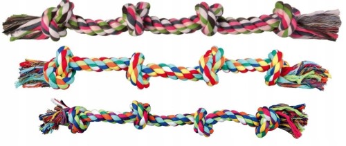 Sznur dla psa kolorowy zabawka Trixie 54 cm