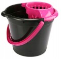 Wiadro do mopa z wyciskaczem Dark Neon 12 l czarne