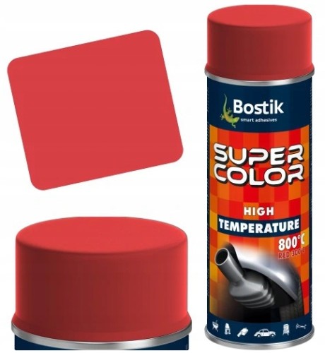 Lakier w sprayu wysokotemperaturowy Super Color 400 ml