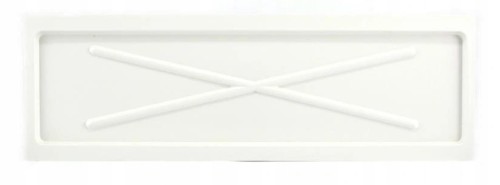 Podstawka pod suszarkę do naczyń 75x25 cm biała