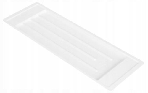 Podstawka pod suszarkę do naczyń 59,2x20 cm biała