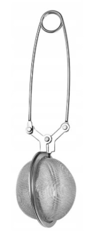 Zaparzacz do herbaty z uchwytem nierdzewny 4,5 cm