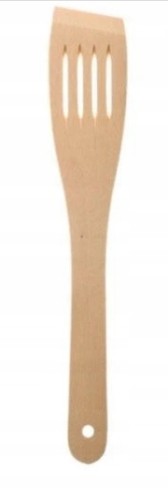 Łopatka kuchenna drewniana ażurowa EKO 30 cm