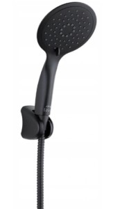 Zestaw natryskowy punktowy Fino czarny