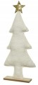 Mini choinka na biurko 58cm biała