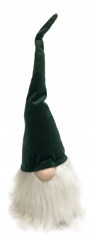 Figurka świąteczna gnom 11 cm zielony
