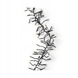 Lampki choinkowe LED 10m 8 funkcji timer ciepły biały