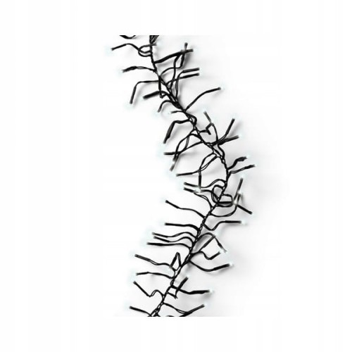 Lampki choinkowe LED 10m 8 funkcji timer zimny biały