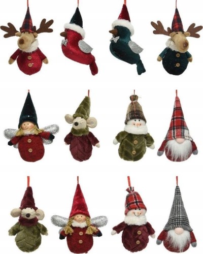 Zawieszka na choinkę 16x9 cm mix wzorów