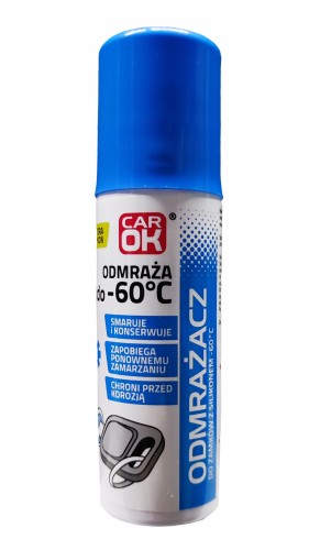 Odmrażacz do zamków zimowy z silikonem 50 ml -60°C