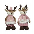 Figurka świąteczna renifer pluszowy 78 x 24cm