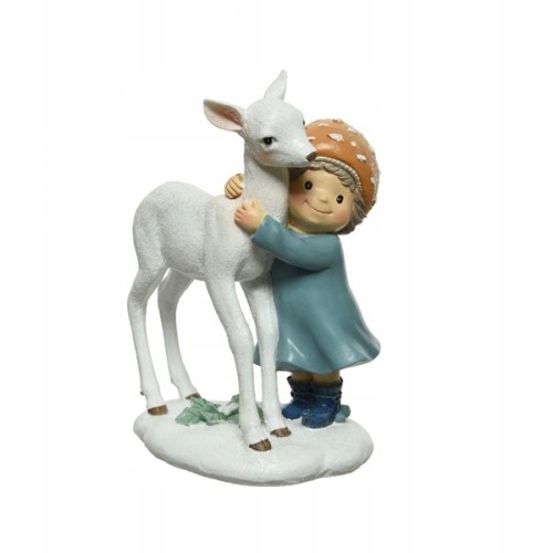 Figurka świąteczna ozdobna 17 cm