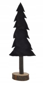 Mini choinka na biurko brązowa 29 cm
