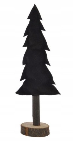Mini choinka na biurko 29 cm brązowa