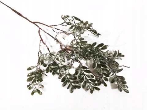 Gałązka ozdobna świąteczna 58 cm zielona
