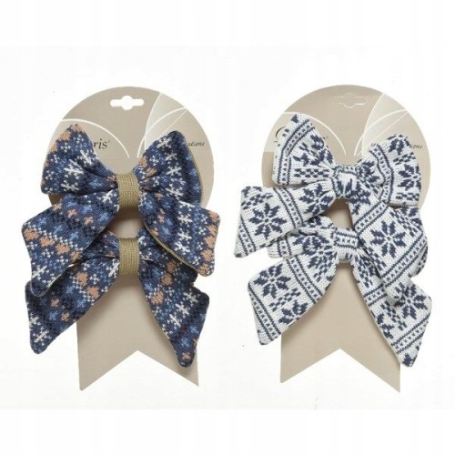 Kokarda na choinkę 16x18x2cm 2 szt.