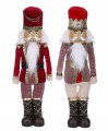Figurka świąteczna dziadek do orzechów 38 cm czerwony