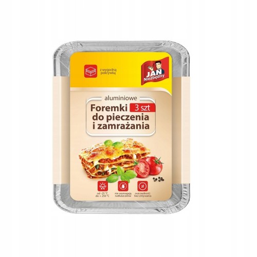 Foremki aluminiowe do pieczenia i zamrażania 3 szt