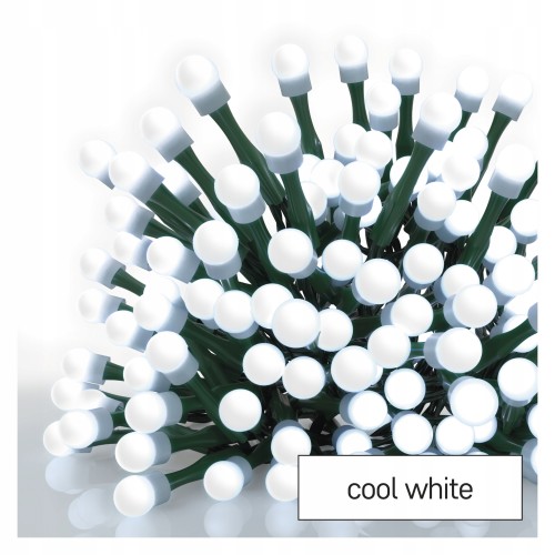 Lampki choinkowe świąteczne cherry 5 m 100 LED zimna biel