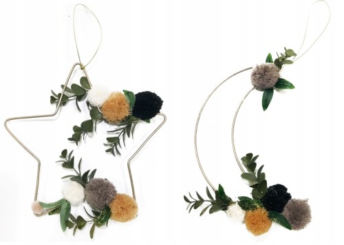 Zawieszka na choinkę złota mix 23 cm