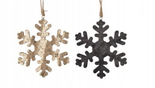 Zawieszka na choinkę gwiazda mix 18 cm