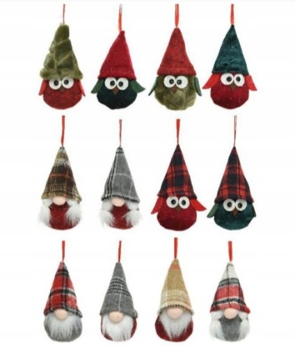 Zawieszka świąteczna na choinkę figurka mix 10 cm