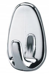 Haczyk łazienkowy samoprzylepny na ręczniki chrom