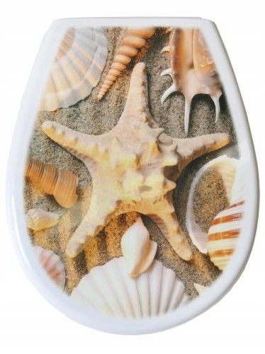 Deska sedesowa łazienkowa do WC Lilia foto muszla