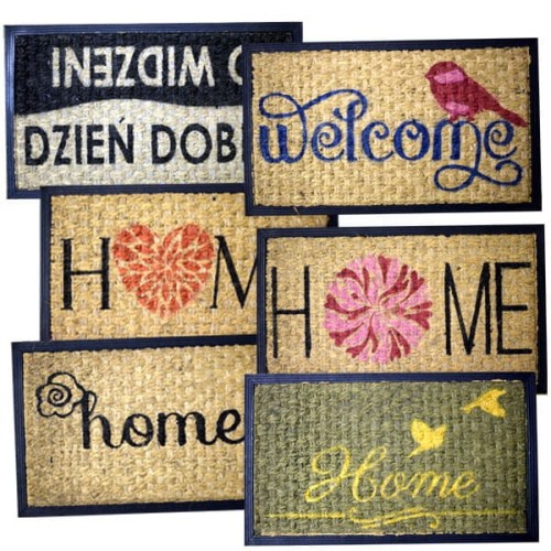 Wycieraczka zewnętrzna kokosowa Condor 35x60cm mix