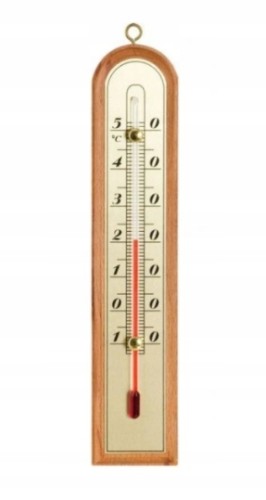 Termometr wewnętrzny pokojowy drewniany wiszący