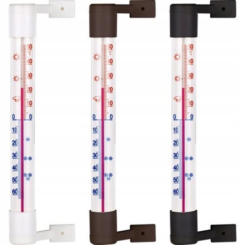 Termometr zewnętrzny samoprzylepny rurkowy średni