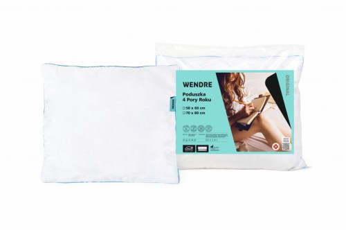 Poduszka antyalergiczna całoroczna 4 pory roku 50x60 cm