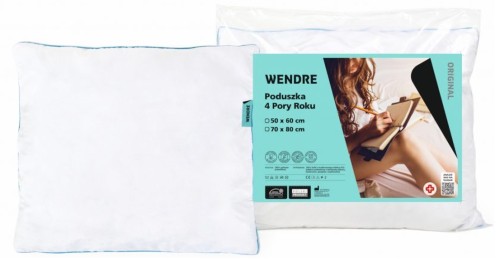 Poduszka antyalergiczna całoroczna 4 pory roku 70x80 cm