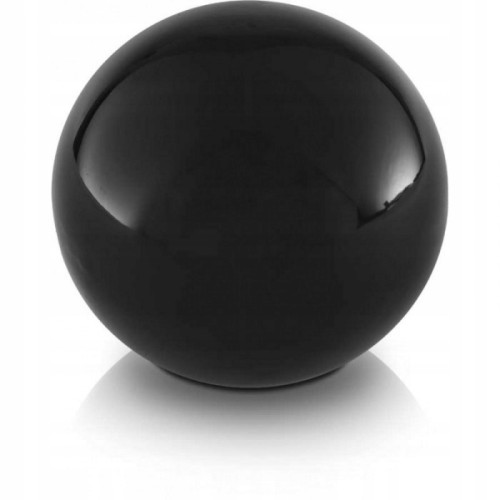 Kula dekoracyjna ceramiczna 9 cm czarna