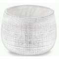 Doniczka betonowa na kwiaty wzór 15,5 cm szara