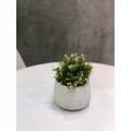 Doniczka betonowa na kwiaty wzór 15,5 cm szara